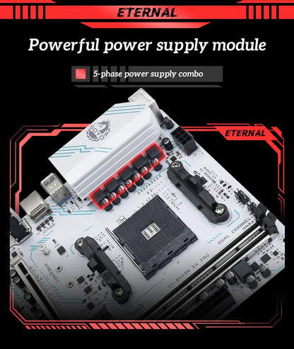 SOYO AMD B450M Game Motherboard DDR4 Memory AM4 Mainboard M.2 NVME Desktop Computer components Supports CPU AMD AM4 Ryzen1-5th.