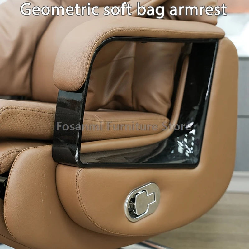 Elektrischer, bequemer Boss-Bürostuhl, Leder, verstellbar, weich, Heimcomputerstühle, ergonomischer Gaming-Schreibtisch, Drehstuhl