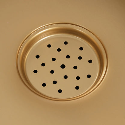 Gold 30 × 18 × 9 Inch 304 Stainless Steel Sink Undercarriage Kitchen Sink Stainless Steel Sink For Restaurants Dessert Shops Etc