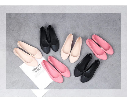New ladies sandals soft pvc plastic flat non-slip women flat shoes 2022.