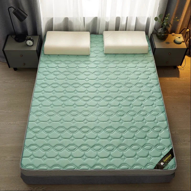 Latexmatratzen für zu Hause, Tatami-Matten, gepolstert zur Miete, dünne Polster für Einzel- und Doppel-Studentenwohnheime, verdickt