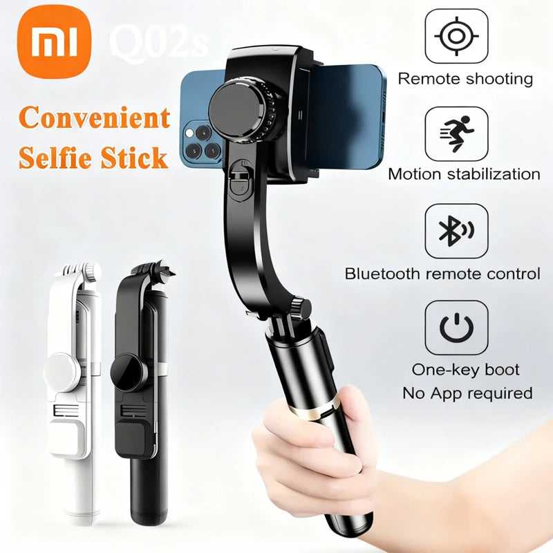 Xiaomi New Selfie Stick 1045mm Wireless Bluetooth Remote Shutter LED Fill Light Extended Stable tripod for Android IOS Cellphone.