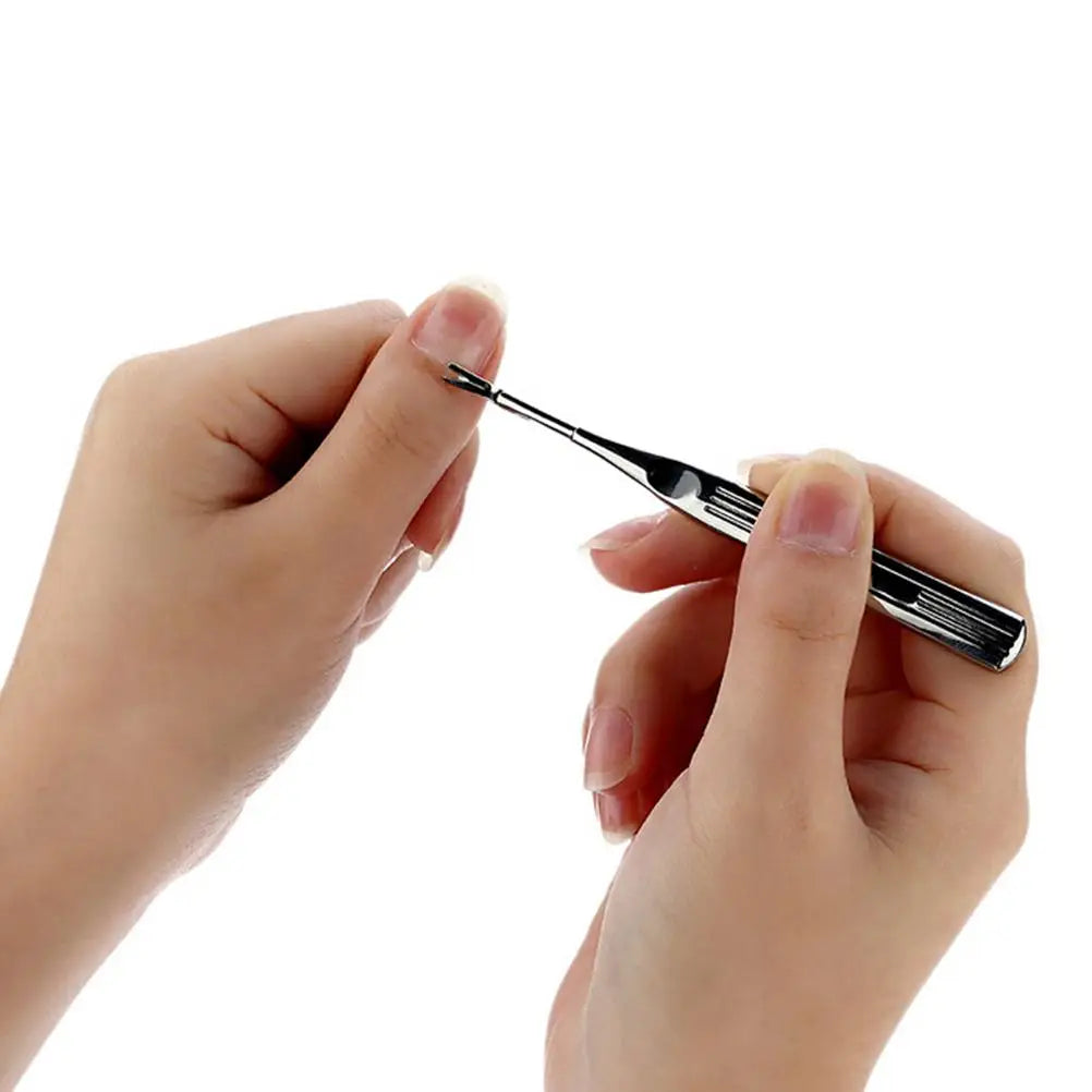High Quality Stainless Steel Cuticle Pusher Trimmer Remover Pedicure Manicure Nail Art Tools.