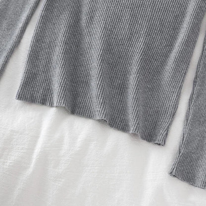 2026 weibliche Casual Tops Pullover Frauen Herbst Winter Gestrickte Dünne Pullover Feste Taste Volle Hülse V-ausschnitt Pullover.