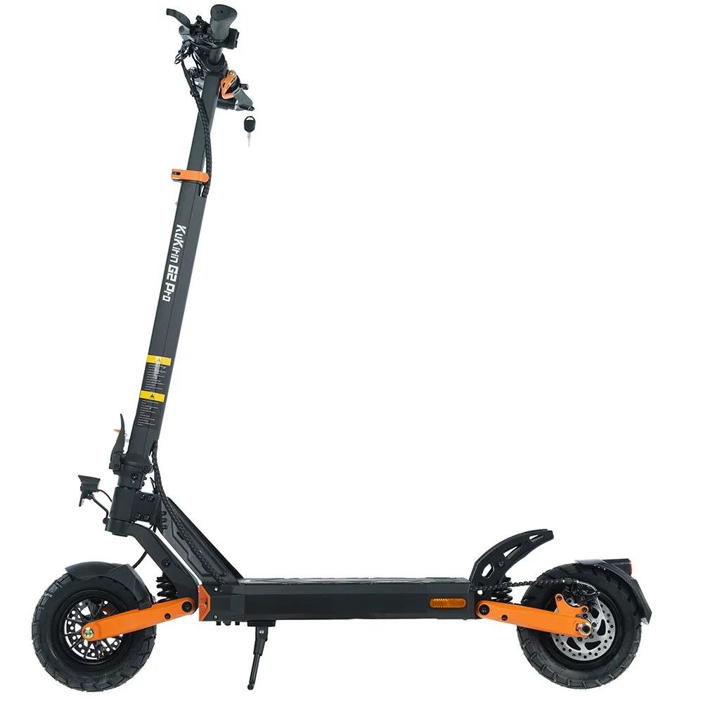KuKirin G2 Pro VMP Electric Scooter 500W 48V 15.6Ah 9 Inch Off-road Tire Foldable Electric Scooter 25KM/H Speed 65KM Range.