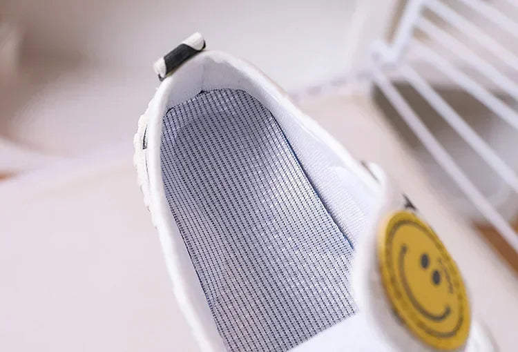 Fashion Children Shoe Versatile Canva Shoe 2025spring Autumn New Boy Shoe Flat Casual Shoes Simple Girl Shoes Comfort Baby Shoes