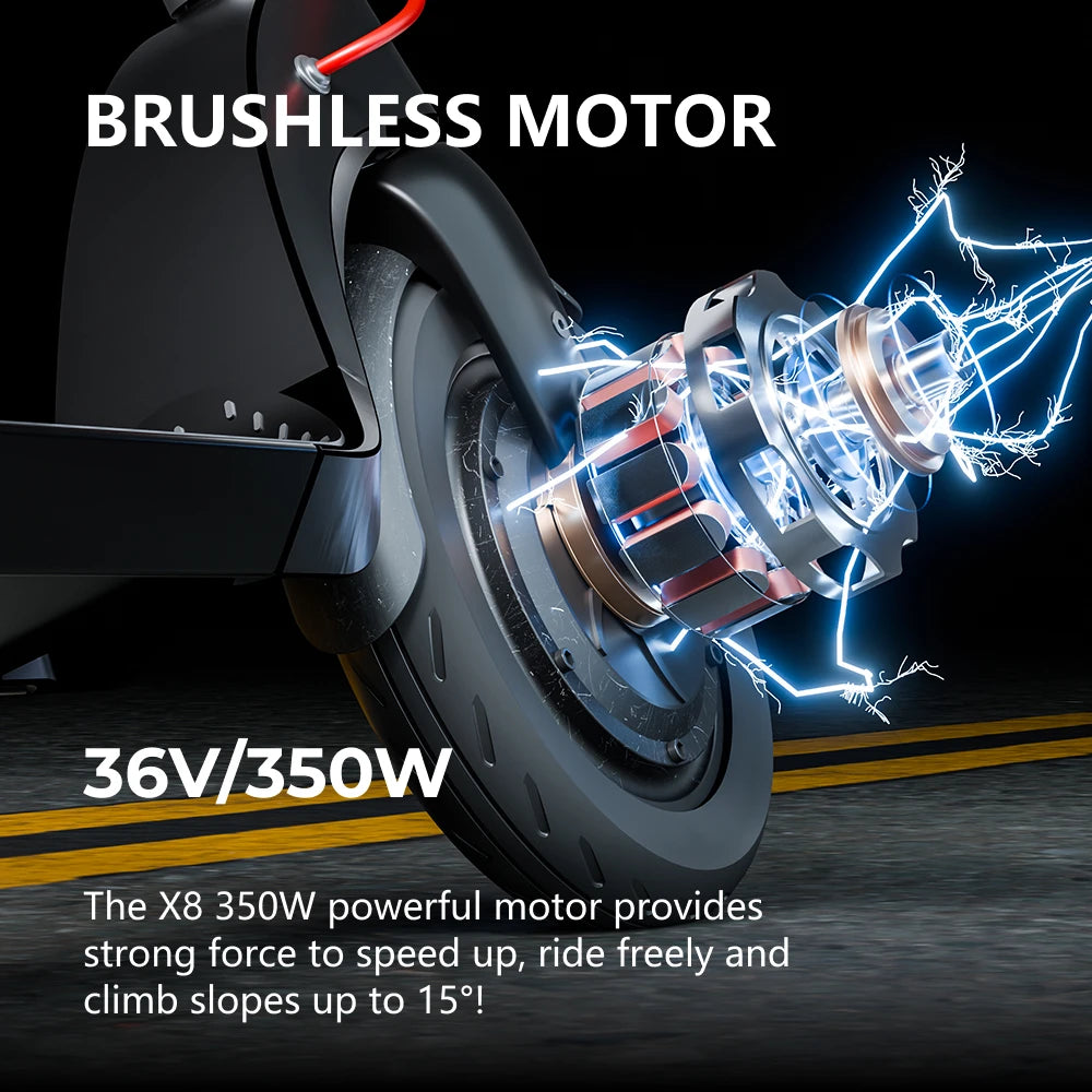 HX X8 e scooters 350W electric scooter Foldable Electric Scooter 10Inch adult Kick escooter 10AH E Scooters Escooter.