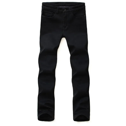 Men Classic Advanced Fashion Brand Jeans Jean Homme Man Soft Stretch Black Biker Masculino Denim Trousers Mens Pants Overalls.