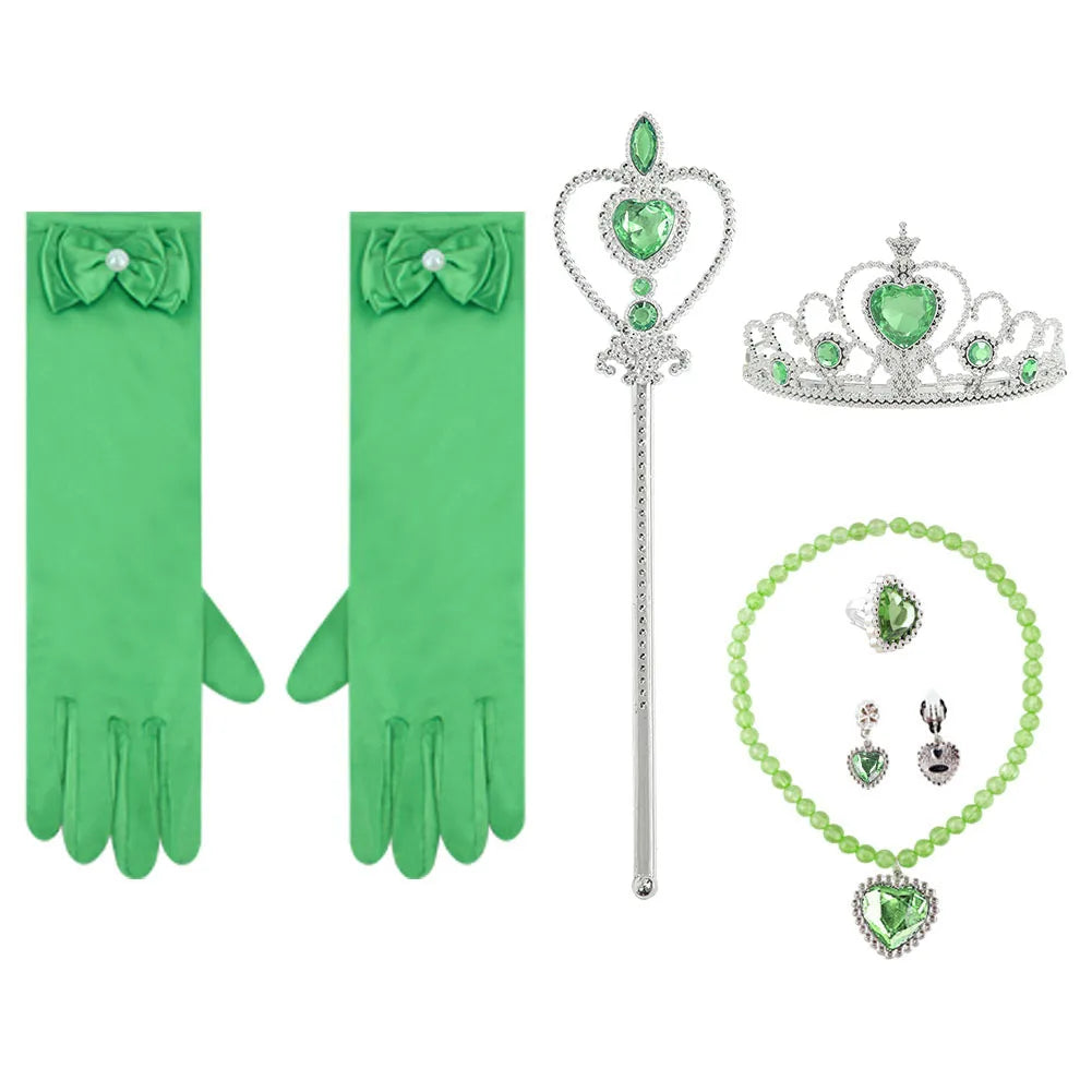 3-10 Jahre Kinder Feenkleid Kinder Cosplay Abend Fantasie Baby Rüschen Karneval Kostüm Prinzessin Grün Party Kleidung 2023 Neu.