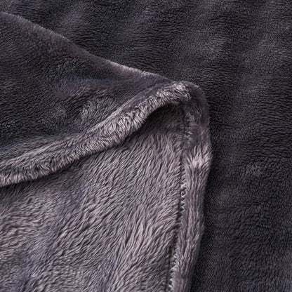 Solid Color Flannel Rabbit Fur Blanket Nap Cover Blanket Soft Sofa Blanket Coral Fleece Cover For Bedroom Manufacturer Wholesale