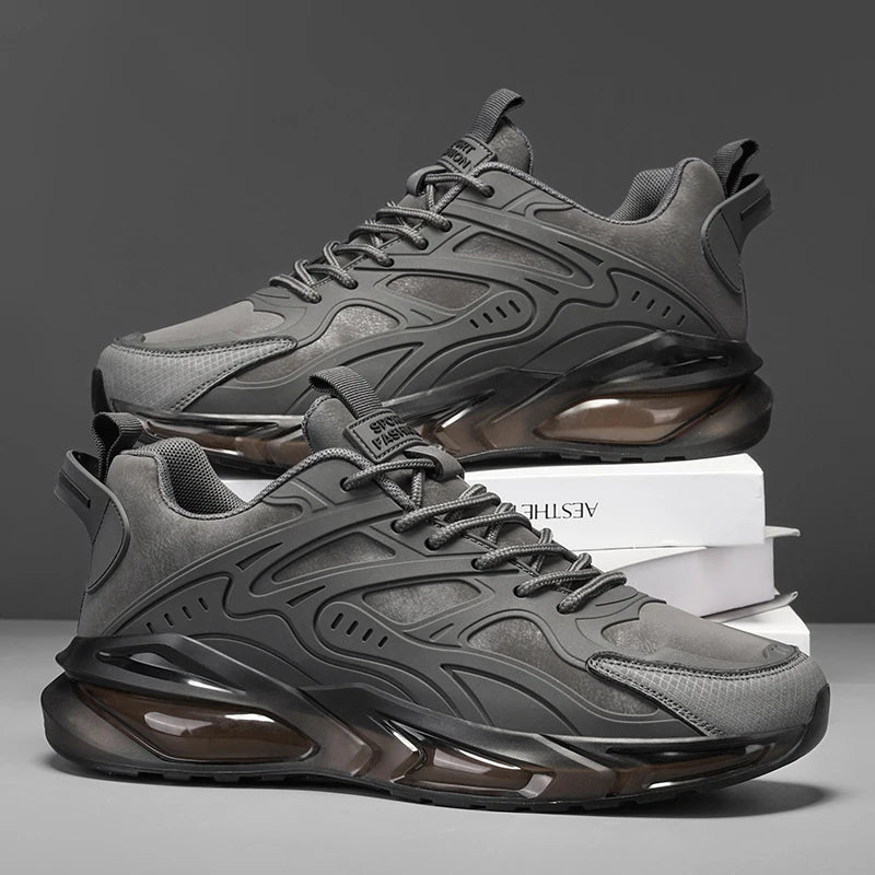 YRZL Herren-Turnschuhe, lässig, Sport, atmungsaktiv, Laufschuhe, bequemes Gehen, leichter Mesh-Schuh, Outdoor, rutschfest, Tennis-Mann