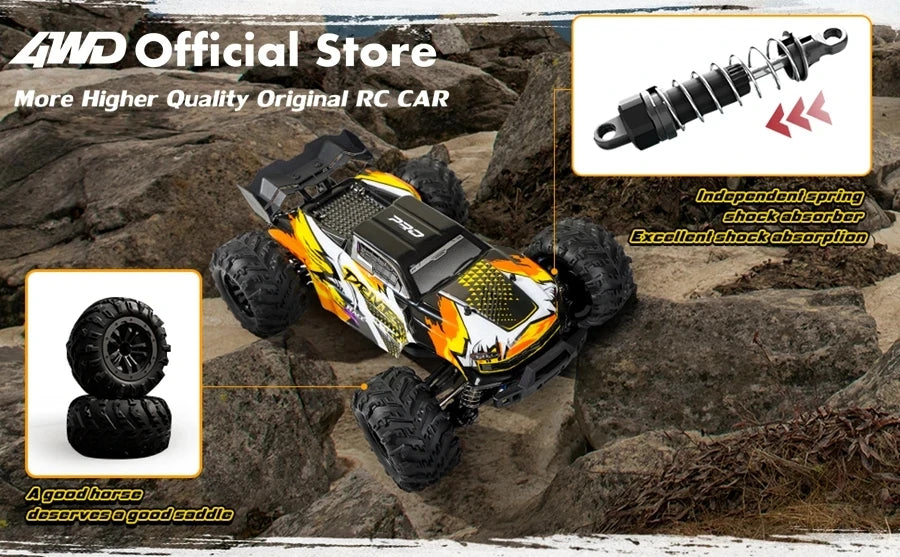 4WD Remote Control Car Off Road 4x4 RC High Speed Buggy Truck Super Brushless 50 or 80KM/H Fast Drift Racing Toy Kids Adults.