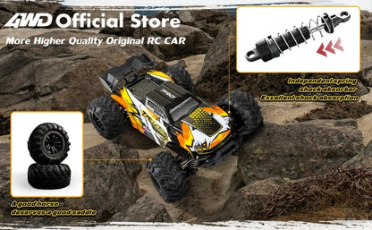 4WD Remote Control Car Off Road 4x4 RC High Speed Buggy Truck Super Brushless 50 or 80KM/H Fast Drift Racing Toy Kids Adults.