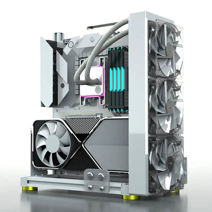 Open PC Case Frame Rack ITX MATX ATX EATX Gamers Cabinet DIY Water Cooler Desktop PC Creative Gabinete Gaming Chassis MOD.