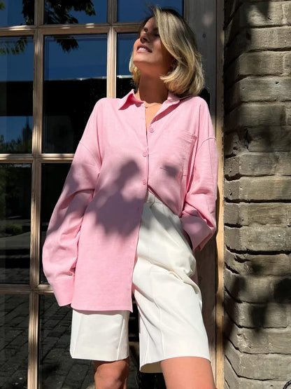 Bornladies Summer New High Waist Shorts for Women Casual Loose Wide Leg Solid Shorts Female Short Pants Y2k Booty Shorts.