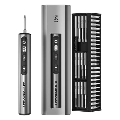 Arrow max m1 elektrische schrauben dreher set präzise magnetische bits 5-gang einstellbares drehmoment wiederauf ladbarer schnur loser schrauben dreher neu