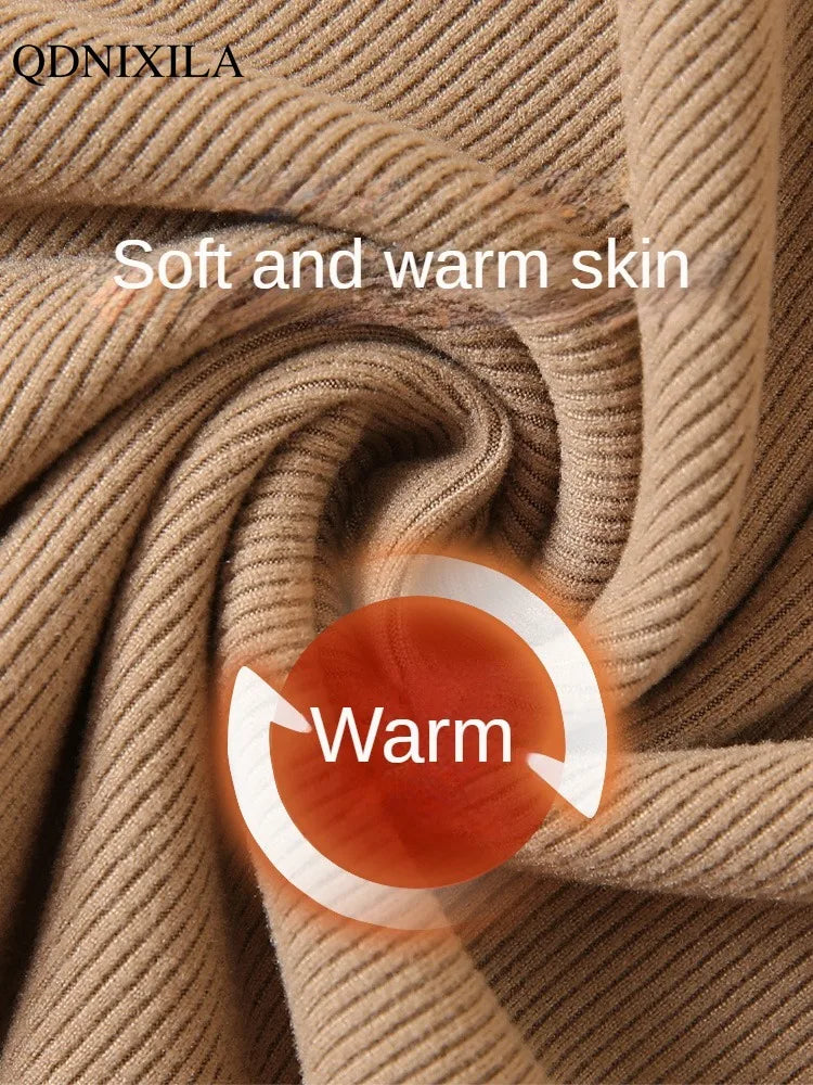 Damen-Strickpullover mit halbem Rollkragen, elegant, koreanische Mode, langärmelig, Oberteil, schmale Passform, Thermo-Pullover, lässige Strickwaren.