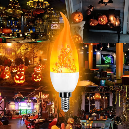 USB LED E27 Flamme Glühbirne Feuer E14 lampe Mais Birne Flackern LED Licht Dynamische Flamme Wirkung 3W 5W 7W 9W 110V-220v für Home Beleuchtung.