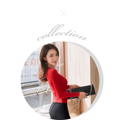 Kurze Grundlegende Pullover Frauen 2023 Sexy Tiefem V-ausschnitt Pullover frauen Pullover Schlank Bodenbildung Pullover Weibliche Elastische Baumwolle Tops.