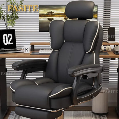 Rückenstütze Bürostuhl Armlehne Ergonomischer drehbarer mobiler Gaming-Stuhl Computertisch Chaise De Bureaux