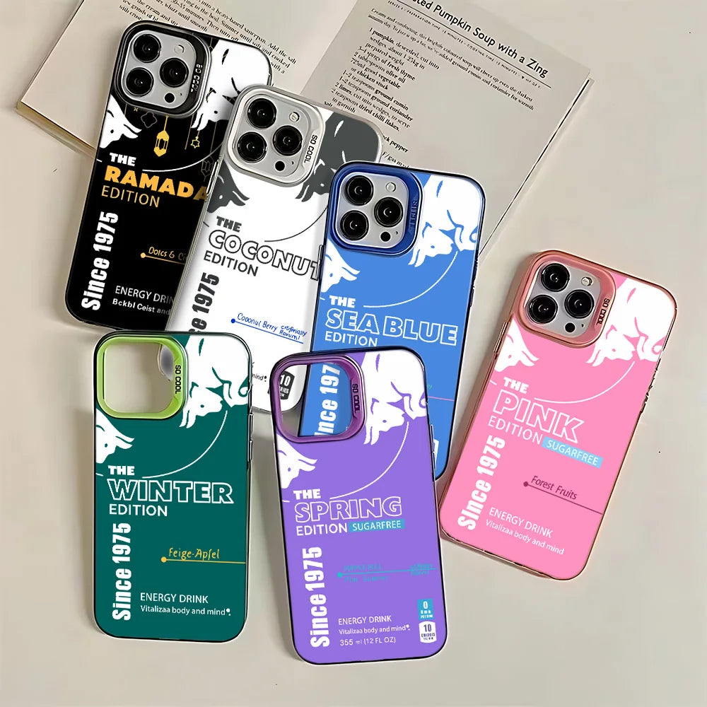 Fashion Red Phone Case For ins B-Bulles Phone Case For iPhone 16e 16 15 14 13 12 11 mini Pro Max X XR XSMAX Plus Anti Back Cover.