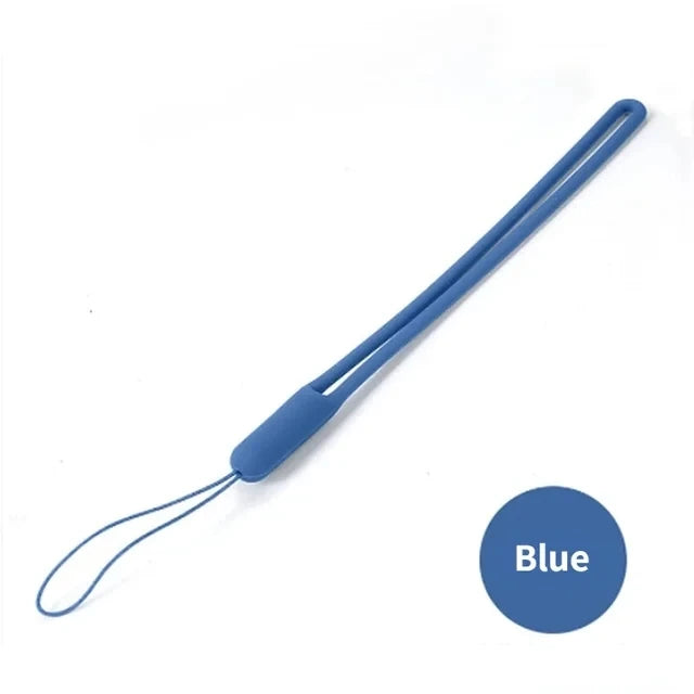 Silicone Wrist Straps Mobile Phone Strap Charms Cute Lanyards for Iphone Strap Camera Keys Cord Lanyard Key Chains Hanging Rope.