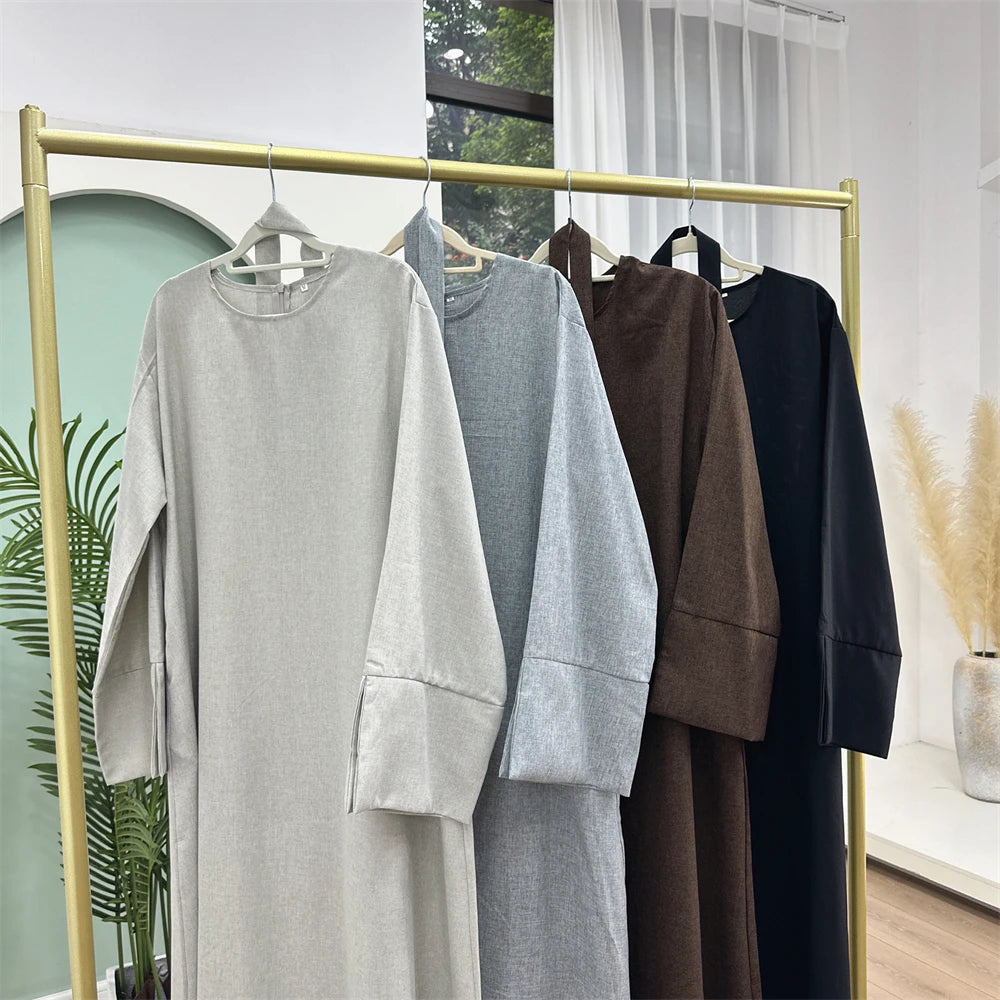 Ramadan Eid Modest Abaya Damen Dubai Islam Muslim Kaftan Dress For Women Kebaya Caftan Marocain Robe Femme Musulmane Vestidos.