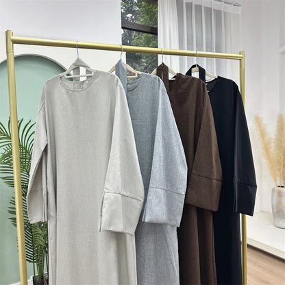 Ramadan Eid Modest Abaya Damen Dubai Islam Muslim Kaftan Dress For Women Kebaya Caftan Marocain Robe Femme Musulmane Vestidos.