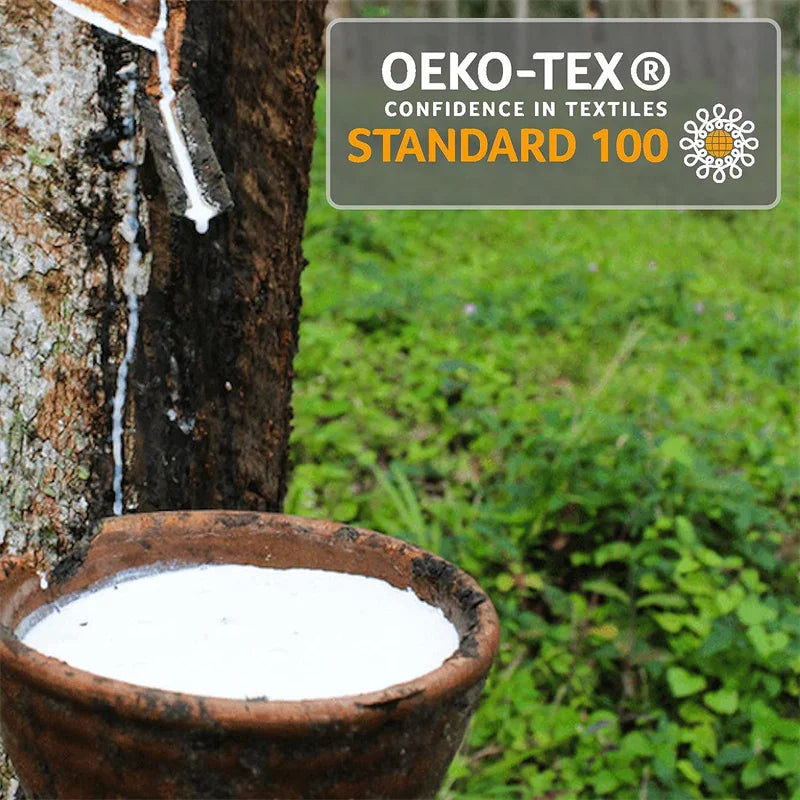 100% Natural Latex Sleeping Bed Pillow Luxury Pillow for Side Back and Stomach Sleepers Orthopedic Pillows Cervical Health Care.