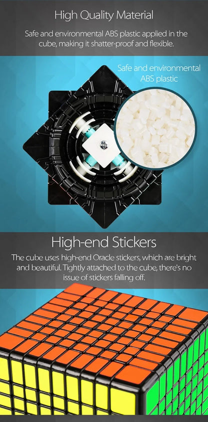 MOYU Meilong 9x9 10x10 11x11 12x12 13x13 Magic Cubes Speed Puzzle Cubes Toys Professional Puzzle Cubo MagicoToys Speed Cube.