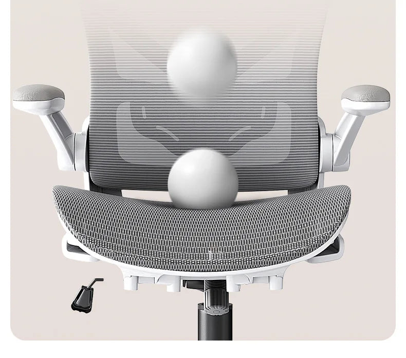 Bequemer Gaming-Stuhl mit weicher Polsterung, Nackenstütze und verstellbarem Lendenkissen für gesunde Sitzhaltung