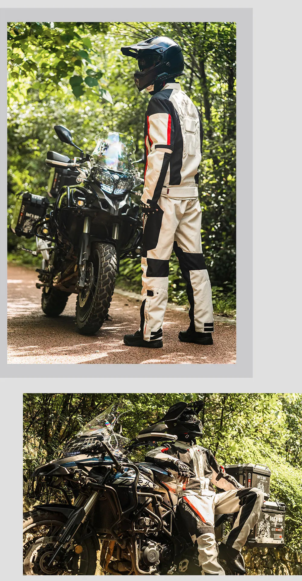 HEROBIKER Waterproof Motorcycle Jacket Man Racing Jacket Wearable Motorcycle Pants Moto Clothing With EVA Protection