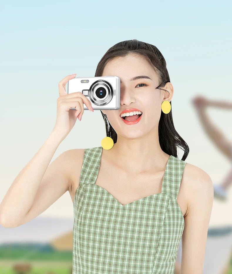 High Definition 6800W4K Pixel Digital Camera Video Recording Beauty Camera Student Camera CCD 16x Zoom with Wifi Compact.