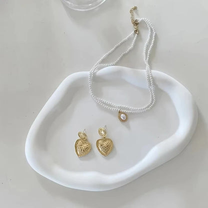 Creative Irregular Cloud Tray Silicone Mold Diy Oval Round Plaster Concrete Jewelry Storage Tray Home Decoration Casting Mold.