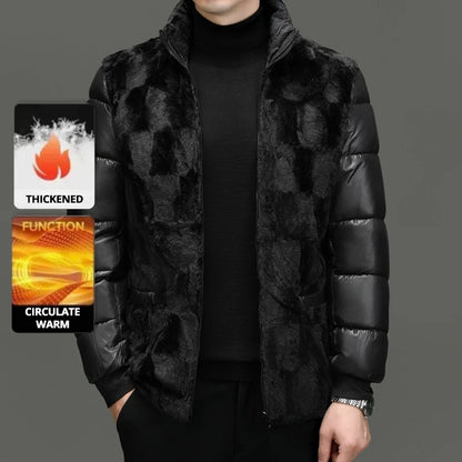 Top Grade Brand Casual Fashion Designer Warm Parka Coat Mens 2025 Newest Winter Jacket Quilted Windbreaker  Mens Clothes.