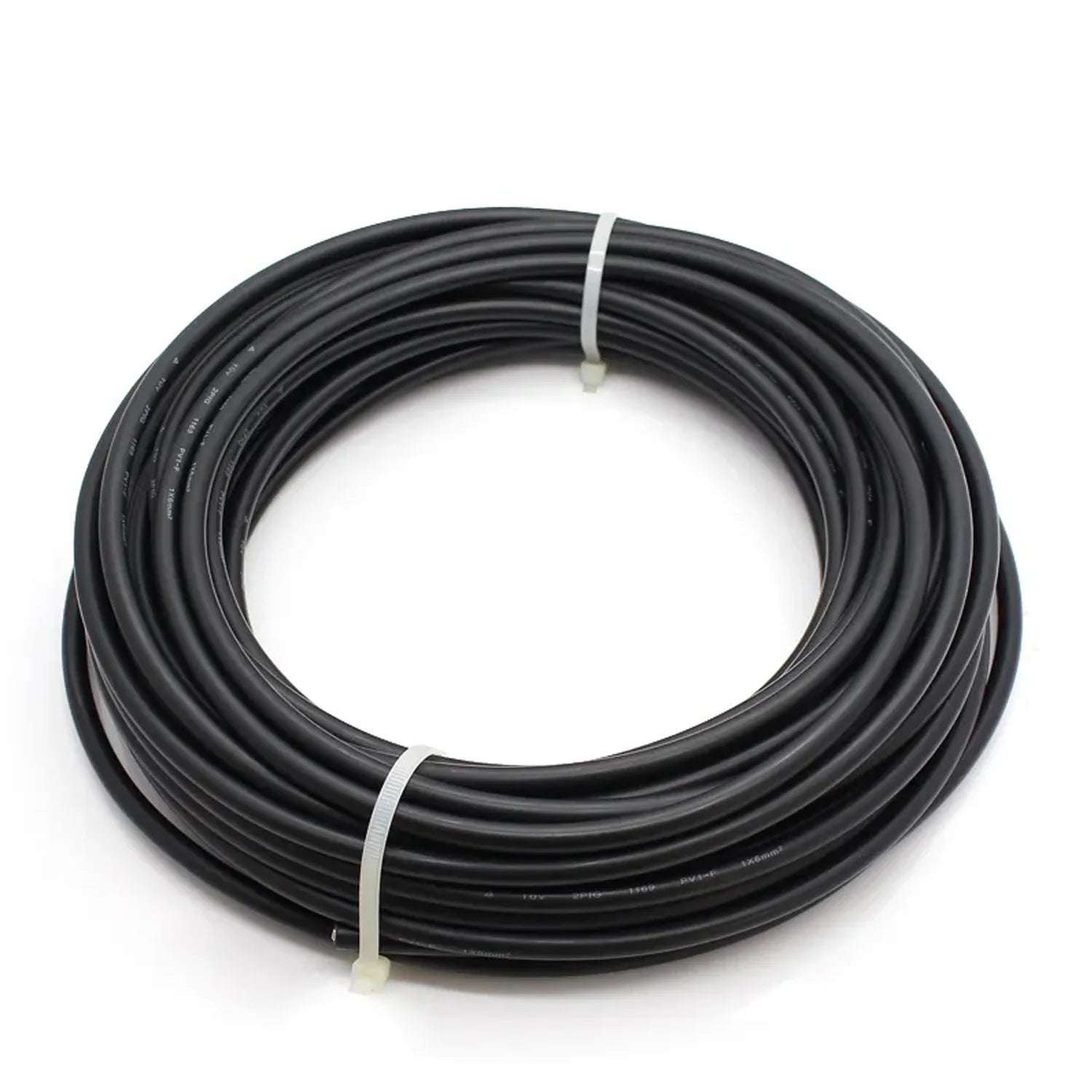 Solar Power Cable 4/6mm2 12/10AWG Wire Photovoltaic TÜV TUV Cable For PV Panels Connection Red Black PVC Double Layer EU Stock.