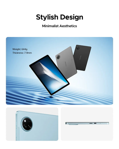 DOOGEE Tab A9 Pro+ Tablet PC Android 15 Dual Speakers 11'' Screen 30GB RAM (6GB+24G) 128GB 8580mAh Battery Widevine L1 Smart Pad.