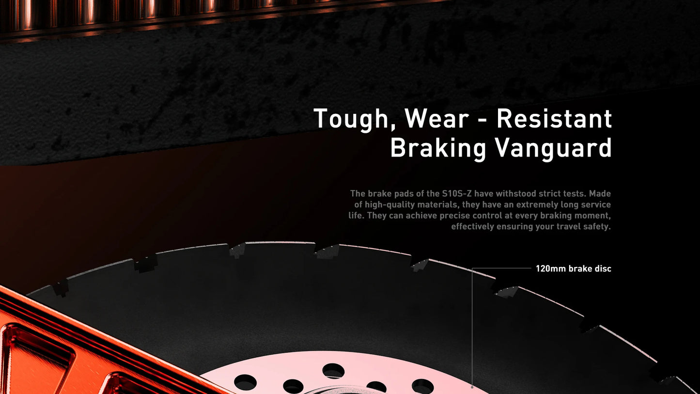 JOYOR S10-S-Z Folding Electric Scooter Dual 1000W Motor 10" Adults E-scooter with 60V 18Ah Battery.