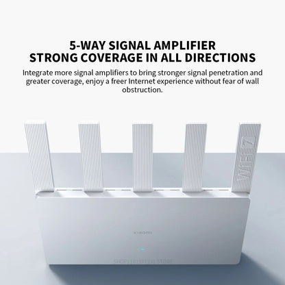 NEW Xiaomi Router BE5000 Wi-Fi 7 2.4/5GHz Dual-Frequency Mesh 2.5G High-Speed Network Port IPTV OFDMA Signal Amplifier Mi Home.