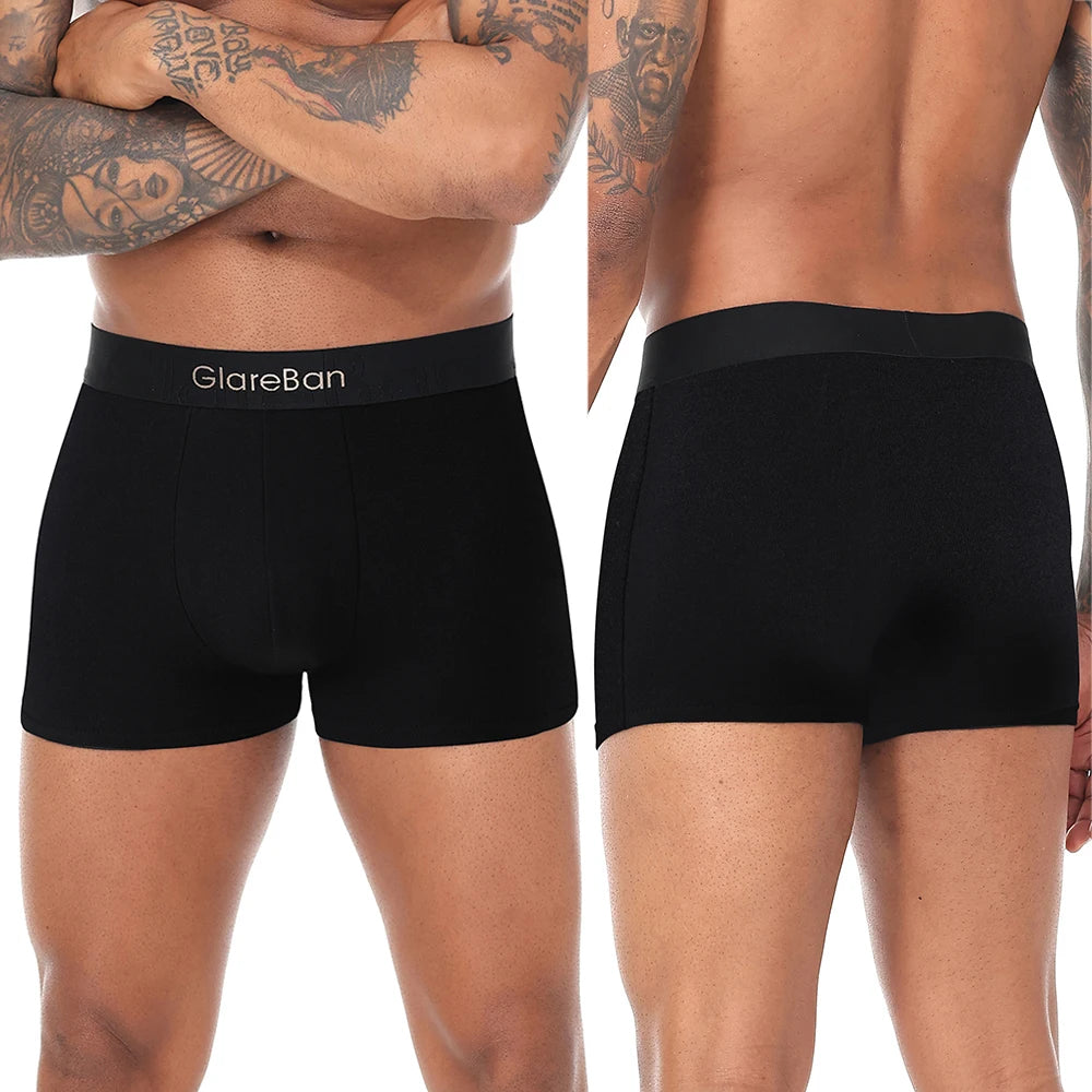 5 stück Pack Schwarz Gold Luxus Marke Baumwolle Boxer Shorts Männer Unterwäsche Weiche Männliche Unterhose für Männer Briefs Boxershorts Sport So