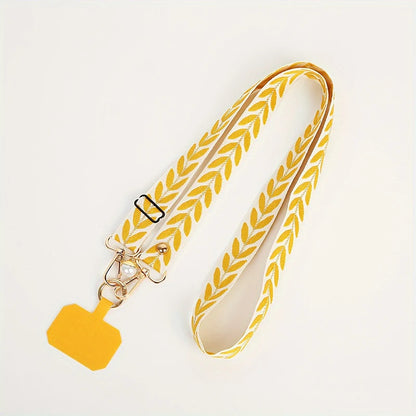 Universal Adjustable Mobile Phone Lanyard for Women Crossbody Single Shoulder Neck Strap Pearl Pendant Hanging Anti Loss Rope.