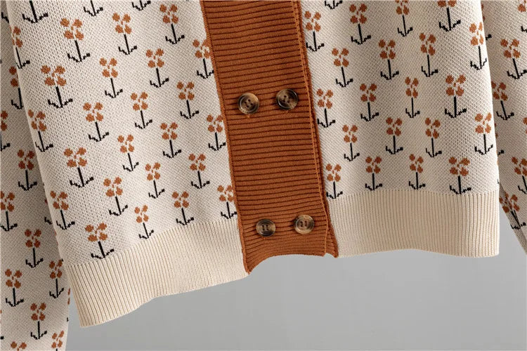 Women Sweater Muslim Knitting Suit Two Piece Sets Pullover Print Knitted Long Skirt Outfits Casual Knitwear Ensemble Autumn 2025.