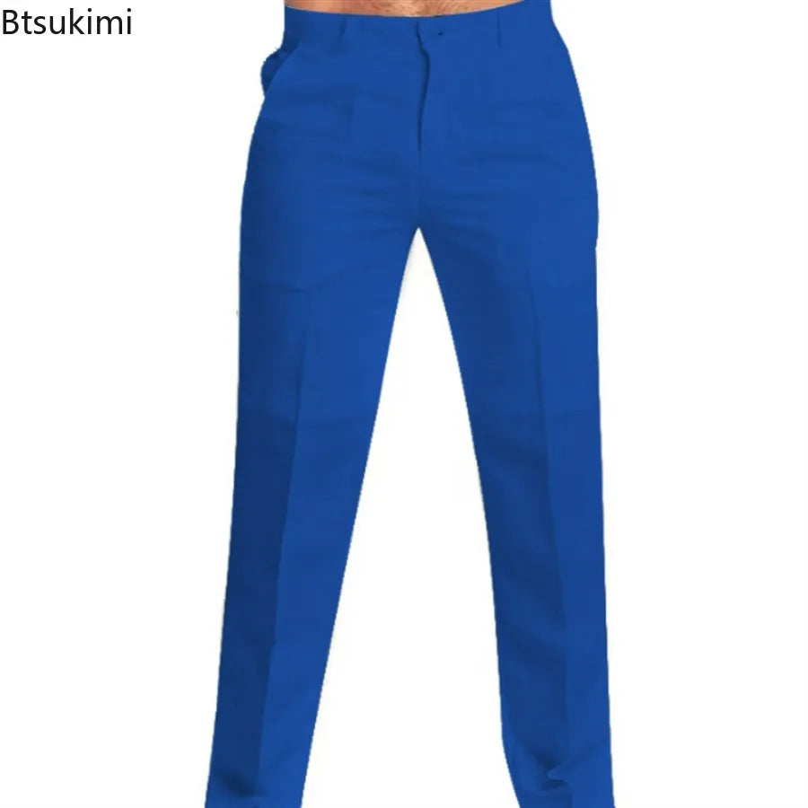 Neue Vintage männer Baumwolle Leinen Hosen Atmungsaktive Komfort Weiche Hosen Mode Lose Gerade Hosen Männer Solide Einfache Casual Hosen.