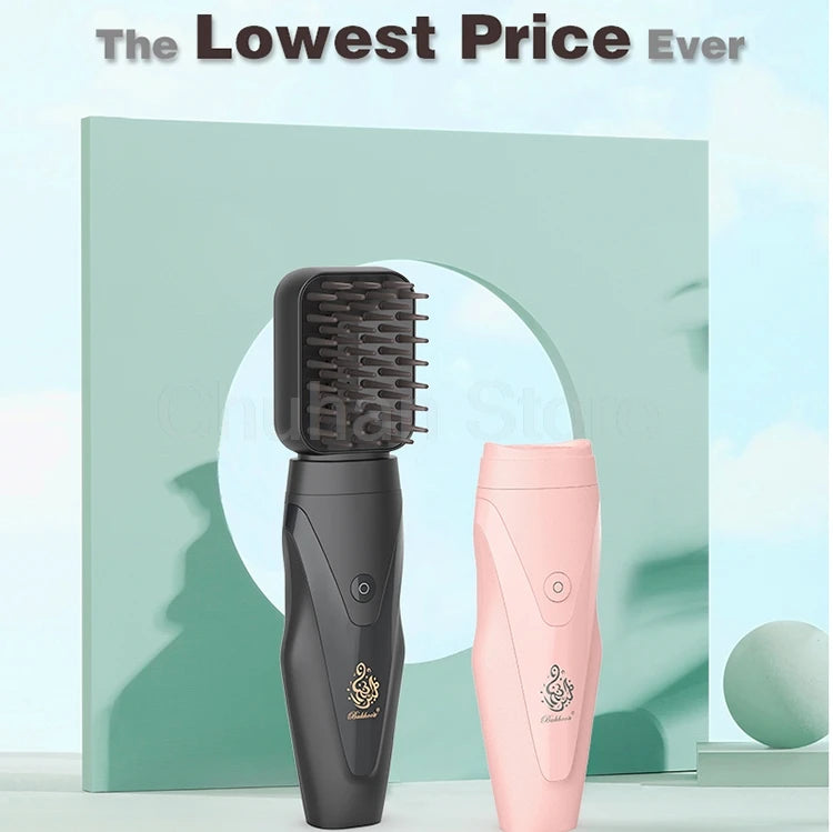 ChuHan Newest Electric USB Portable Incense Burner Muslim Aromatherapy Device Dukhoon Arabic Bakhoor Burner  With Comb Set.