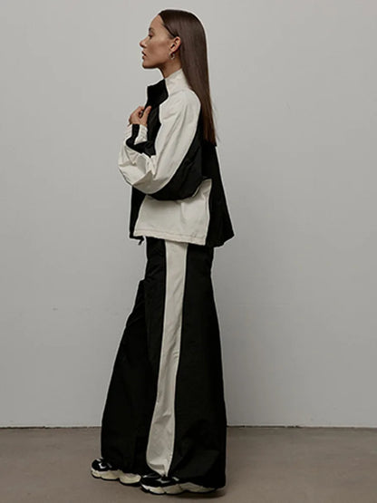 Two Piece Sets Pant Set Women Tracksuit Jogger Y2k Sweatshirts Autumn Winter Sports Elastic Waist Streetwear Pants Matching Sets