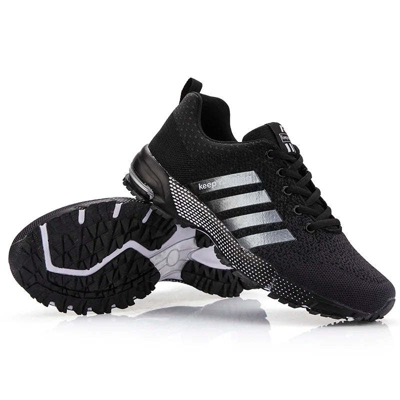 Men Running Shoes Fashion Couple Sneakers Breathable Casual Sport Shoes Outdoor Walking Jogging Tennis Shoes Athletics Plus Size
