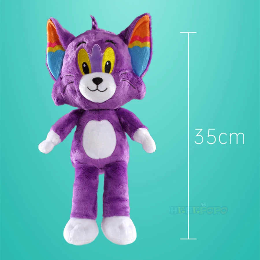 20cm-35cm Anime Tom and Jerry Plush Toy Cartoon Movie Series Clolourful Cat Mouse Cute Plushies Stuffed Animal Doll Toys.