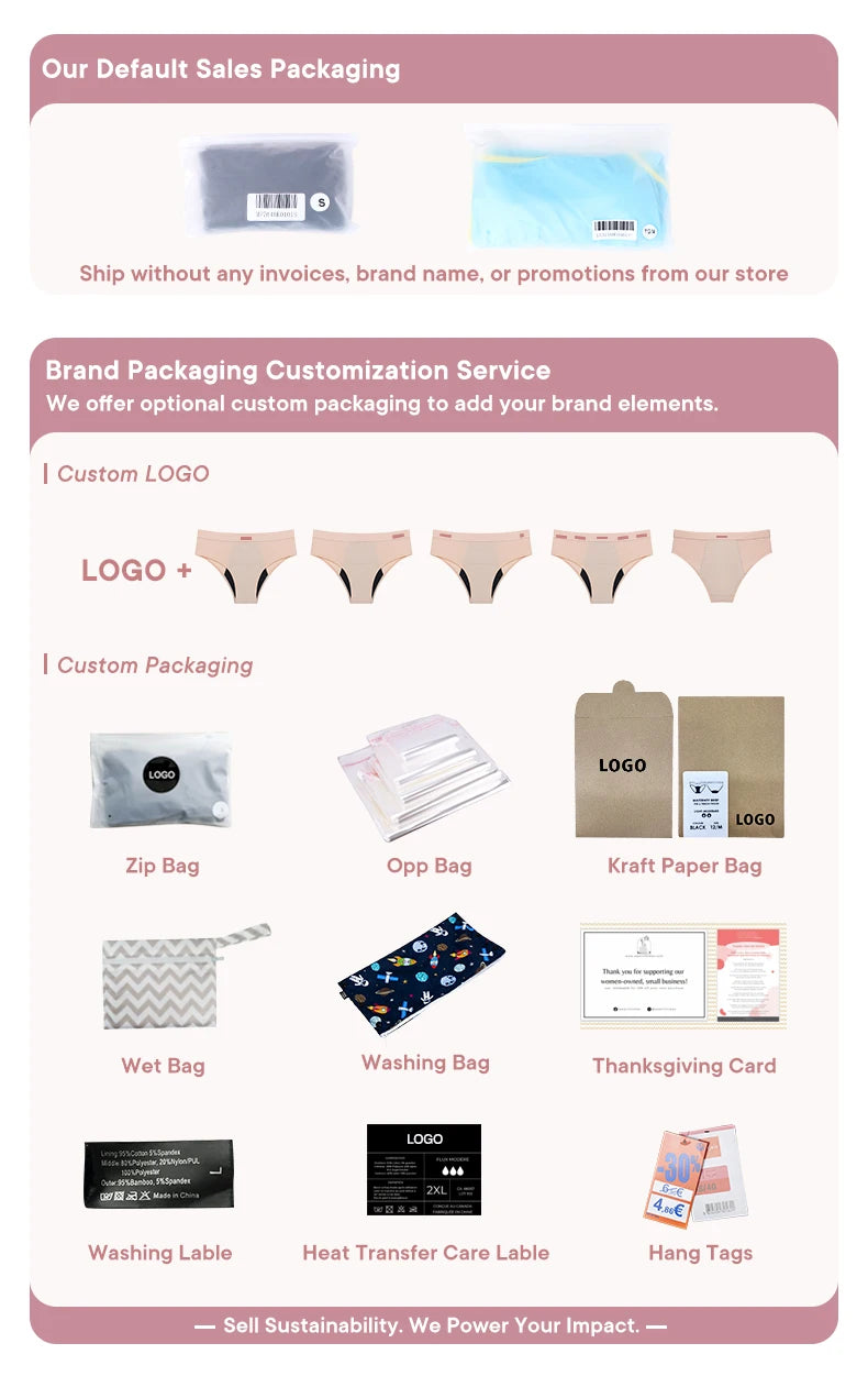 High Waist Menstrual Panties for Women 4-Layer Leakproof Protection Fast Absorbent Period Panties Heavy Flow Briefs