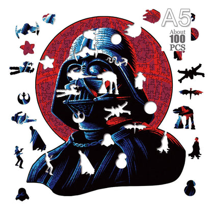 Movie Characters Wooden Puzzle Film Star Wood Jigsaws 2D Magic School Badge Character Jigsaw Toys for Kids