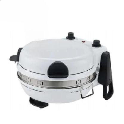 12-Zoll-Mini-Elektro-Pizza- und Grillofen aus Edelstahl mit integrierter Schwenkfunktion, USB-Stromversorgung für den Haushalt